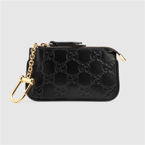 gucci key pouch blue|gucci keychain for women.